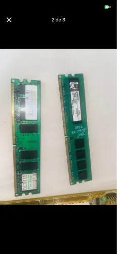 Memória RAM 4GB DDR2 (2x2GB) para PC Desktop - Funcionando