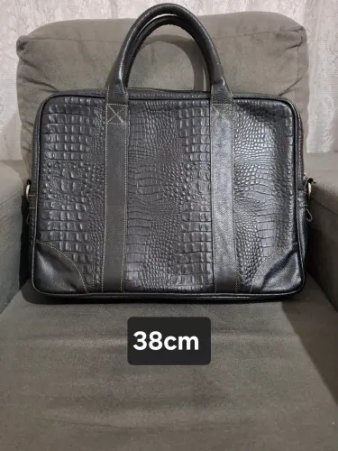 Pasta de couro ecológico para notebook