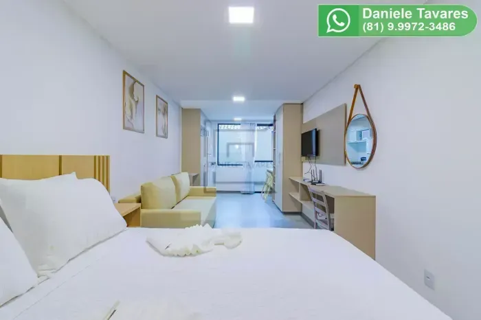STUDIO COM PISCINA PRIVATIVA EM PORTO DE GALINHAS | MOBILIADO