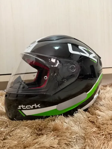 Capacete LS2 Rapid masculino pouquíssimo usado