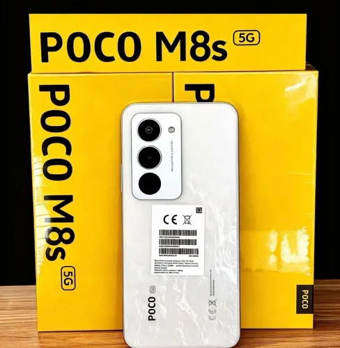 Celular Poco M8S 5G NFC 128GB / 6GB RAM BRANCO LACRADO