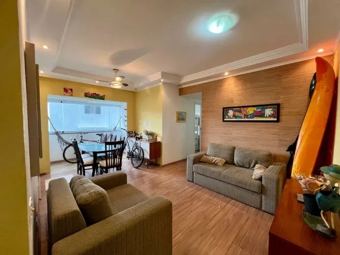 Apartamento Mobiliado com Suíte 77m² | Aparecida, Santos/SP