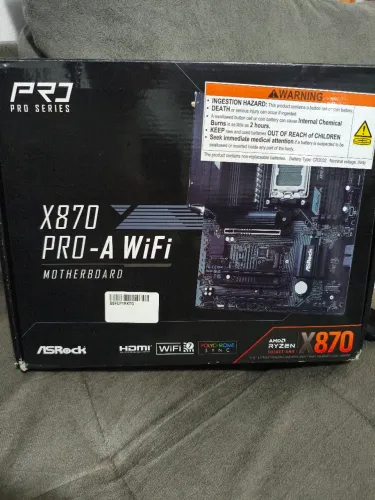 Placa-mãe ASRock X870 Pro-A WiFi 7 PCI 5.0