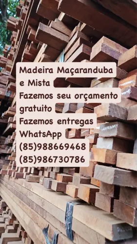 Madeira Maçaranduba , mista E guajará