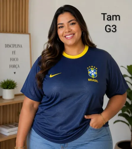 Camisa seleção azul unissex 
