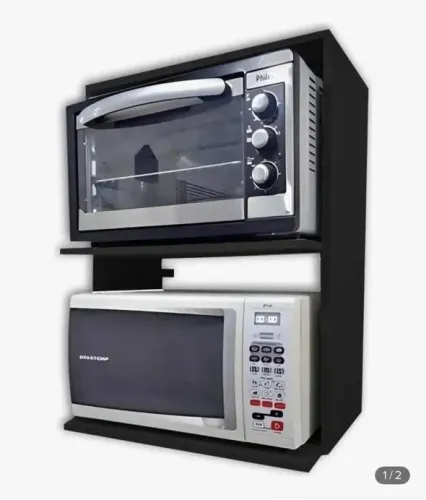 Suporte de parede para forno e microondas. Nicho.