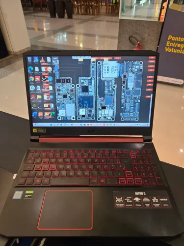 Notebook Acer Nitro 5 , Core i5 9a , Gtx 1650 dedicada  Tudo iluminado 