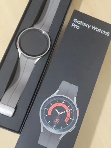 Samsung Galaxy Watch5 Pro Titânio - Impecável | Melhor Custo-Benefício!