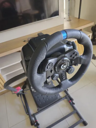 Setup Logitech G923 Completo + Suporte Veloce + Trava de Cadeira