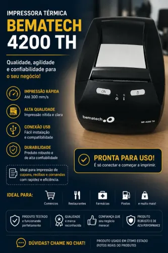 Impressora térmica bematech 4200TH