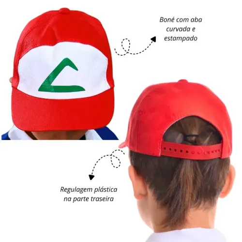 boné Pokemon - ash