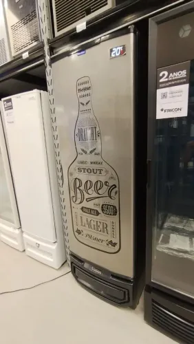 Cervejeira Vertical 570 Litros Porta Chapa Gelopar