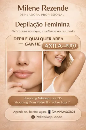 Depilação Profissional a Cera quente/ Petrópolis RJ 