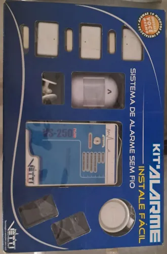 Kit Alarme Vetti VS-250 Plus Sem Fio - NOVO, NUNCA USADO