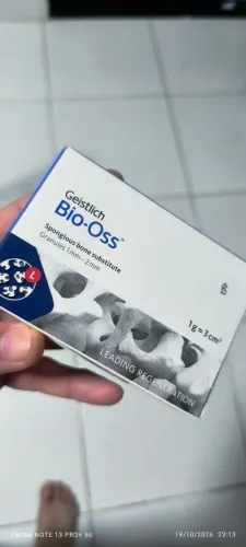 Bio-oss Geistlich 1g novo e lacrado