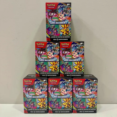 Combo de 18 Boosters Caos Ascendente Pokémon TCG - FFSTOREGAMES