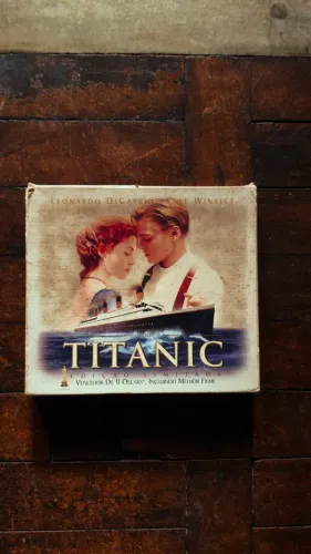 Filme Drama Box Duplo VHS Titanic Edição Limitada James Cameron