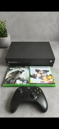 Xbox One X  4K com 2 Jogos