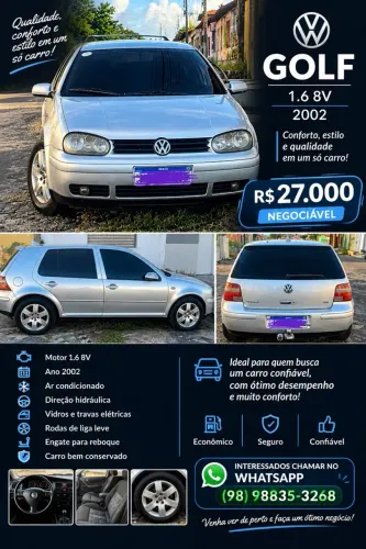 Volkswagen Golf 1.6 MI/ 1.6 MI Gener./black & Silver 2002