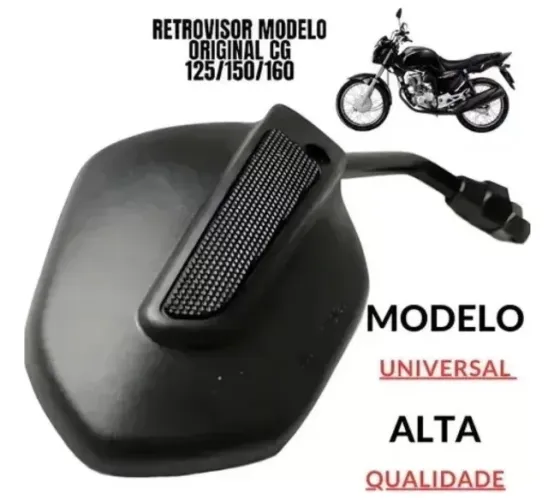 Espelho Retrovisor Par Honda Cg 1titan Fan Start 125/150/160