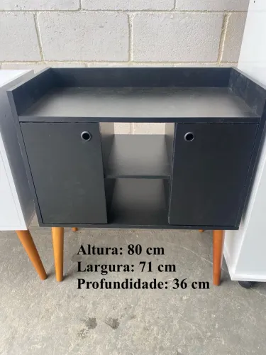 Aparador preto - entrego hoje