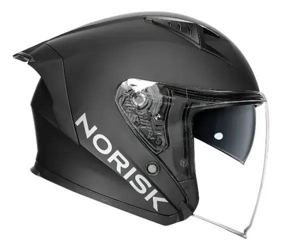 Capacete Norisk aberto com oculos interno fume