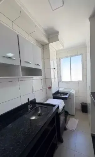 Apartamento com 2 dormitórios para alugar, 48 m² por R$ 1.800/mês - Morada da Colina - Ube