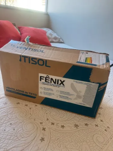 Vendo Ventilador de Teto Novo na Caixa