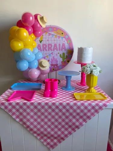 Promoção mini Decoração junina + 20 lembrancinhas personalizadas cheias 