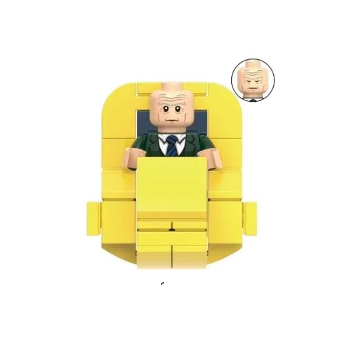 Minifigure Professor Xavier 4,5cm ABS Coleção