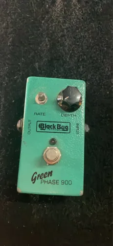 Pedal de Efeito Black Bug Green Phase 900 - Phaser para Guitarra