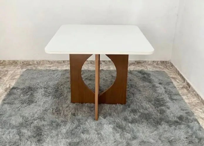 Mesa de jantar Madrid 90x90cm / 2 cores / pague na entrega / entregamos em 24h