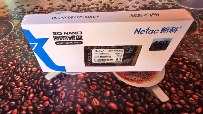 SSD M.2 2280 SATAIII 6GB/s 480GB Leitura 560 MB/ s Escrita 520 MB/s-Netac - Lacrado