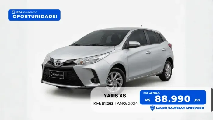 Toyota Yaris XS 1.5 Flex 16V 5P Aut. 2024