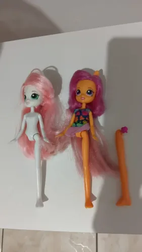 Sucatas Equestria Girls Crusaders (Sweet Belle e Scootaloo).