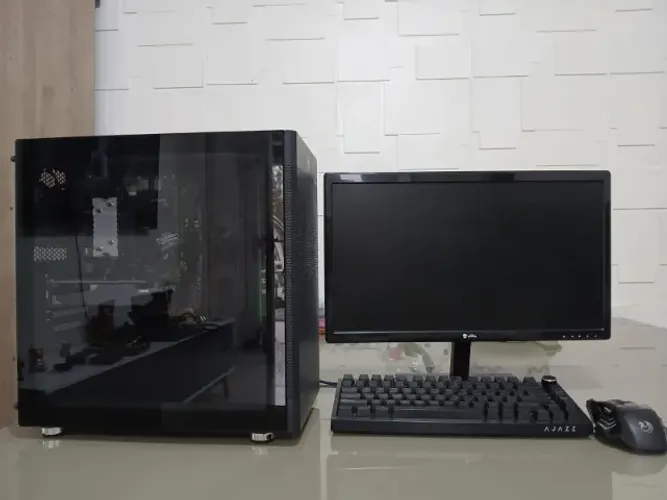 PC Gamer Completo + Monitor + Teclado Mecânico