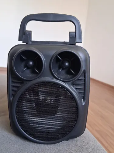 Caixa Compacta de Som  Bluetooth 19x12x10 cm preta KTS 1182 - Big Sound.