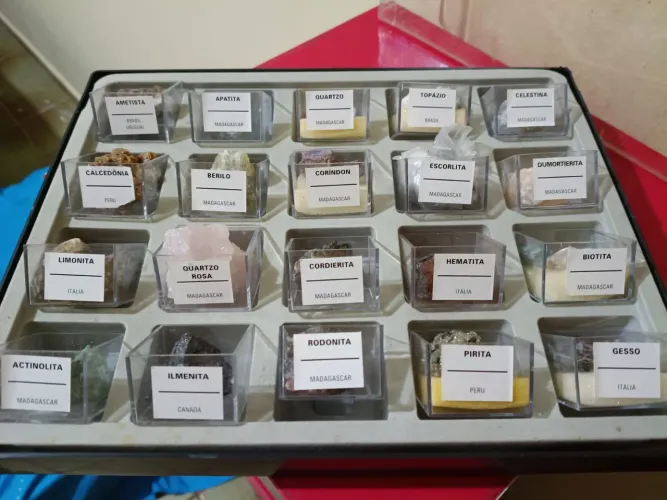 Coleção tesouros da terra.