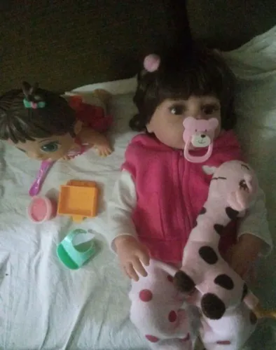Lote de bonecas bebê reborn e baby alive 