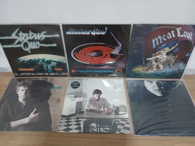 Disco vinil Status Quo Meat Loaf e Don
