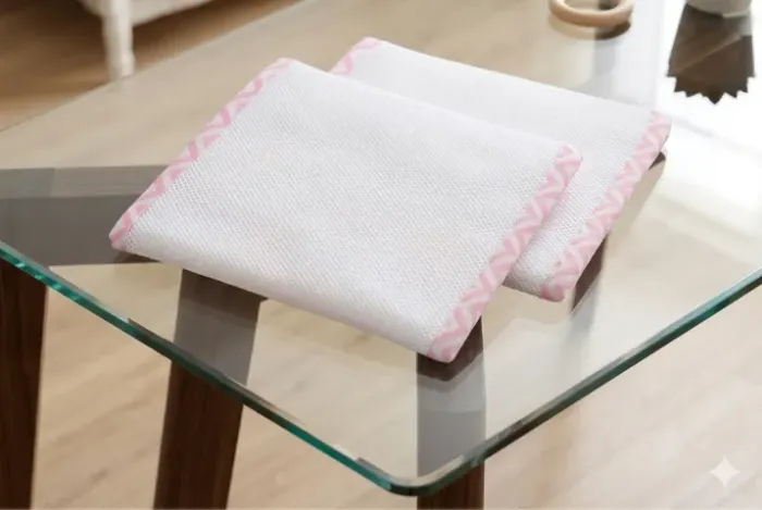 Tela Respirável Para Berço Rosa