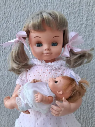 Boneca Mãezinha Anos 70 Funcionando - Estrela