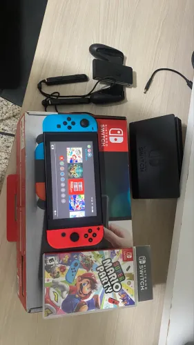 Nintendo Switch - Completo - Com pacote de Jogos