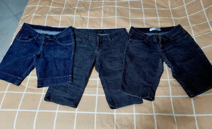 Bermudas jeans demyller e gregory