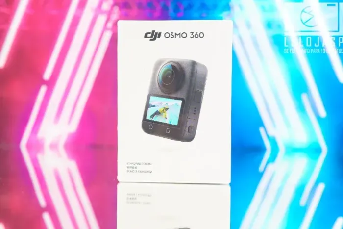 (NOVA) Câmera de Ação DJI Osmo 360 1? 4K 120fps Fotos de 120mp
