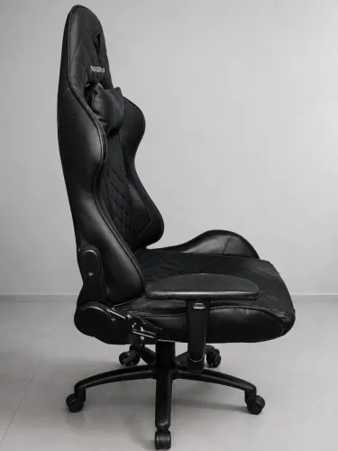 Cadeira gamer ThunderX3 preta com apoio cervical
