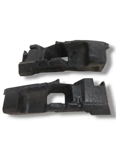 Par Amortecedor Lat. Para-choque Dian. Mercedes Cls 500 2005 Preto