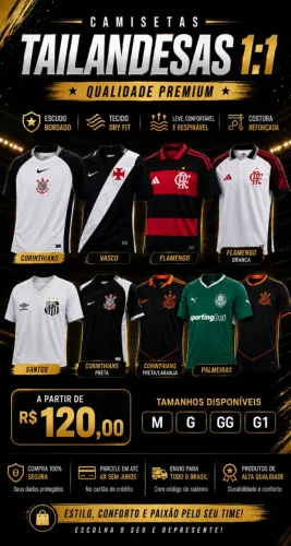 camisa de times