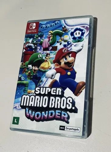 Jogo Super Mario Bros. Wonder Nintendo Switch Mídia Física em Português<br>