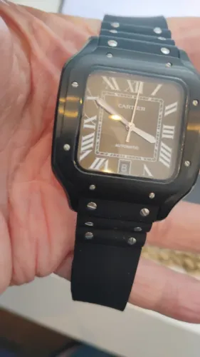 Mod. Santos relógio masc automático luxo